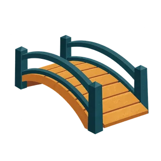 A small bridge joining two ends.