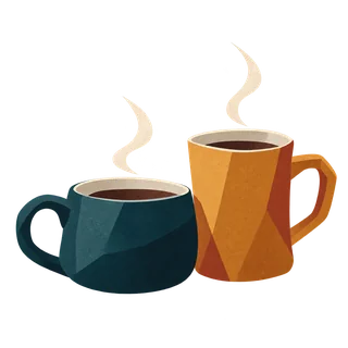 Two different mugs set close together.